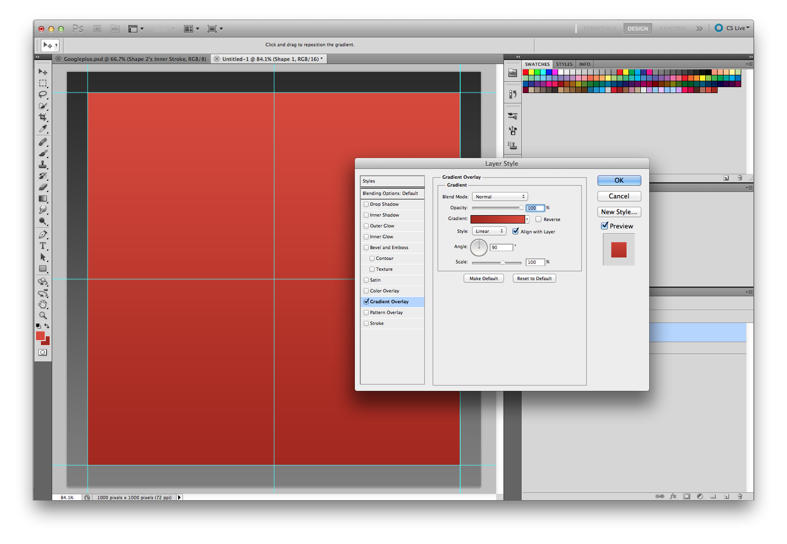 photoshop patch style social media icon tutorial step two-2